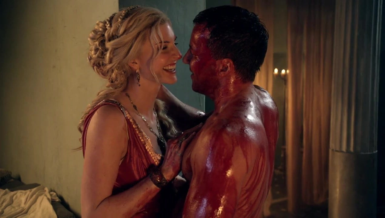 Blue B. reccomend lucy lawless viva bianca spartacus vengeance