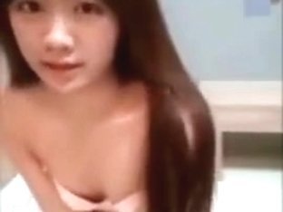 Thai student show boos pussy