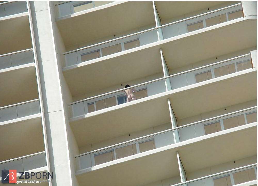 Balcony voyeur