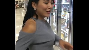 Sexy asian girl martini fart