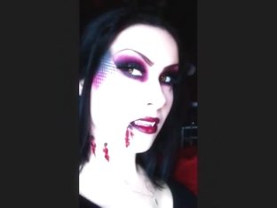 Girlfriend sucks dick halloween makeup