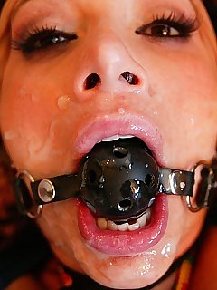 Butterfly recomended cum ballgag