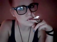 Junior M. reccomend short hair with glasses smoking perfection
