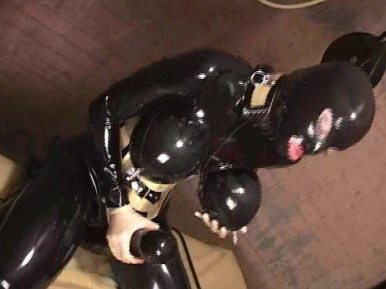 Latex from rubber porn