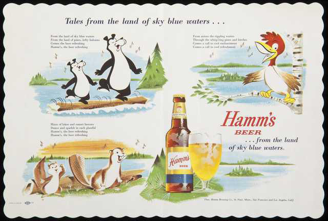 Sienna recommendet hamms beer comercial