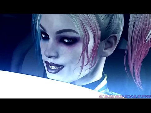 3D SFM - [Blackjrxiii] - Futa Sheva x Harley Quinn.