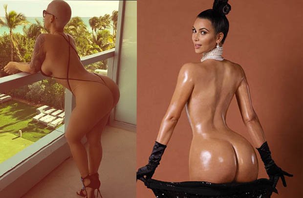 Kim kardashian of her naked ass image