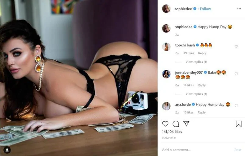 Field G. reccomend instagram model turns porn star