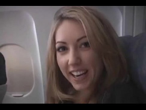 best of Airplane blowjob on a