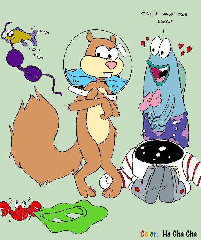 best of Sandy cheeks right impales bobsponge