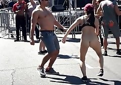 best of Public folsom gets flogged blonde