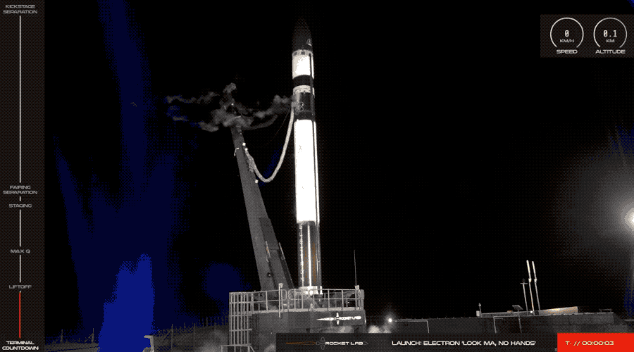 Minecraft moon rocket launch