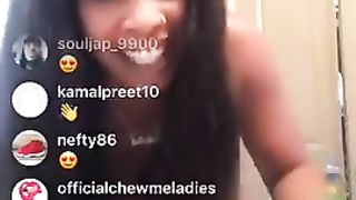 Fucking the homies instagram live thot train