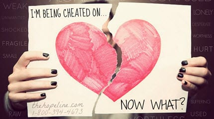 Girl cheating boyfriend while showing