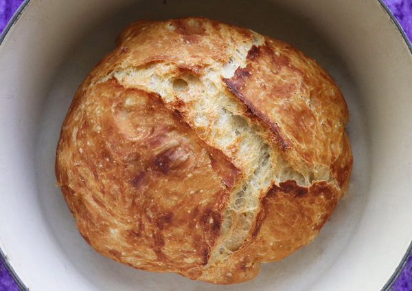 Loaf bread crush