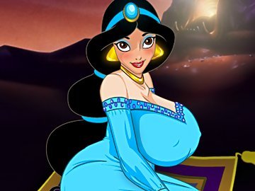 Princess jasmine surprises herself with