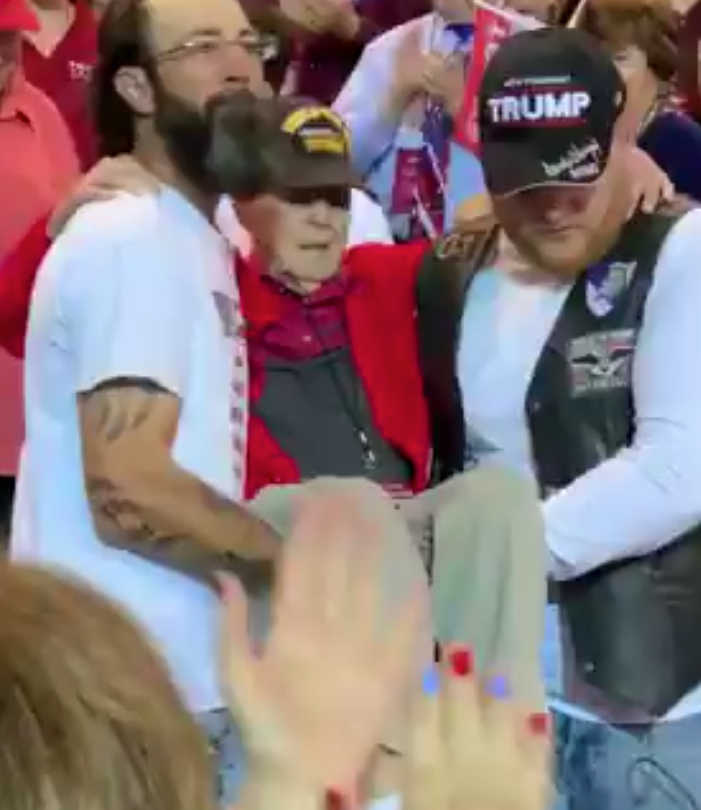 Trump supporters wife went rally